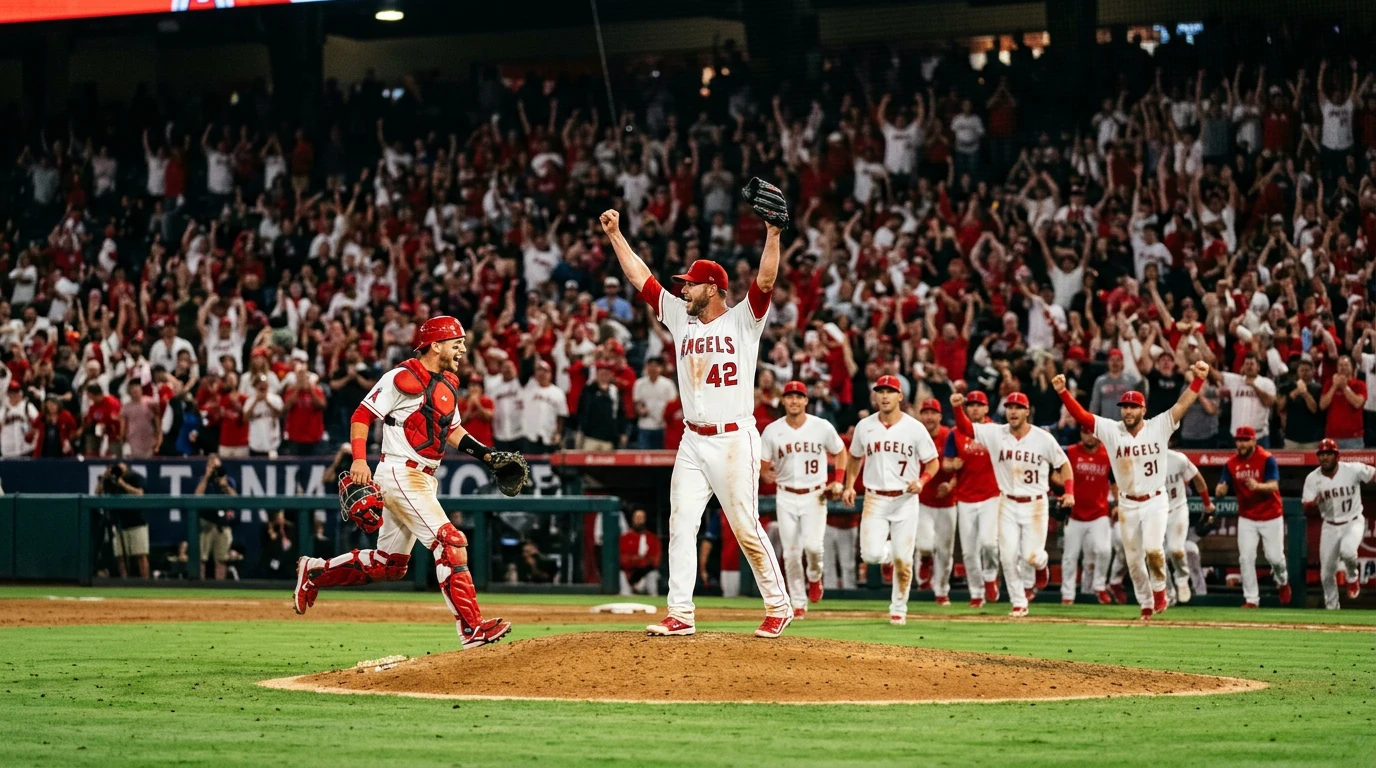 MLB scoreboard showing underdog team winning with plus-money price overlay